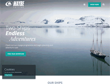 Tablet Screenshot of maybe-sailing.com